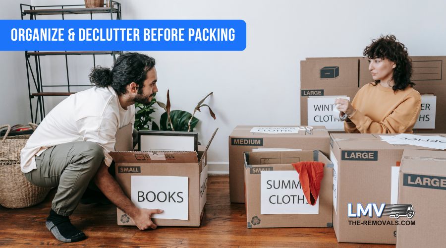 Organize & Declutter Before Packing