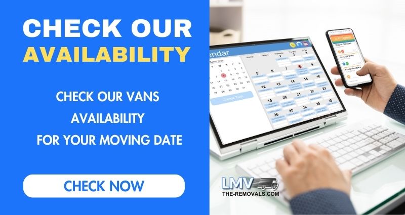 Check Van Availability - Medium, Large & Luton Removal Vans