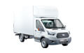 UK Removals Luton Van with Man - Front View Thumbnail