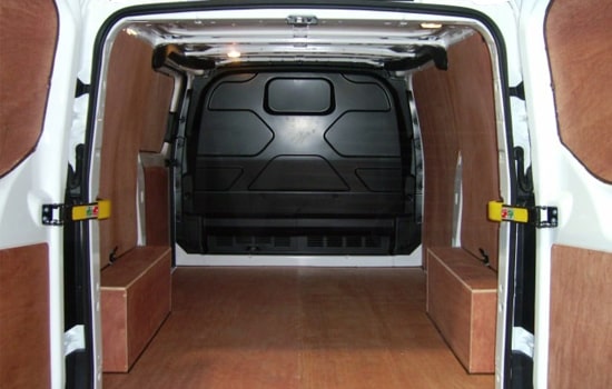 UK Removals Medium Van with Man - Inside View