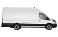 UK Removals Extra Large Van with Man - Side View Thumbnail