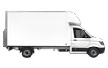 UK Removals Luton Van with Man - Side View Thumbnail